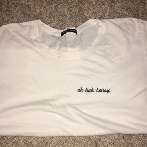 Brandy Melville uh huh honey t shirt
